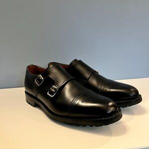 Allen Edmonds St. John's Black leather mens 10.5 D commando sole